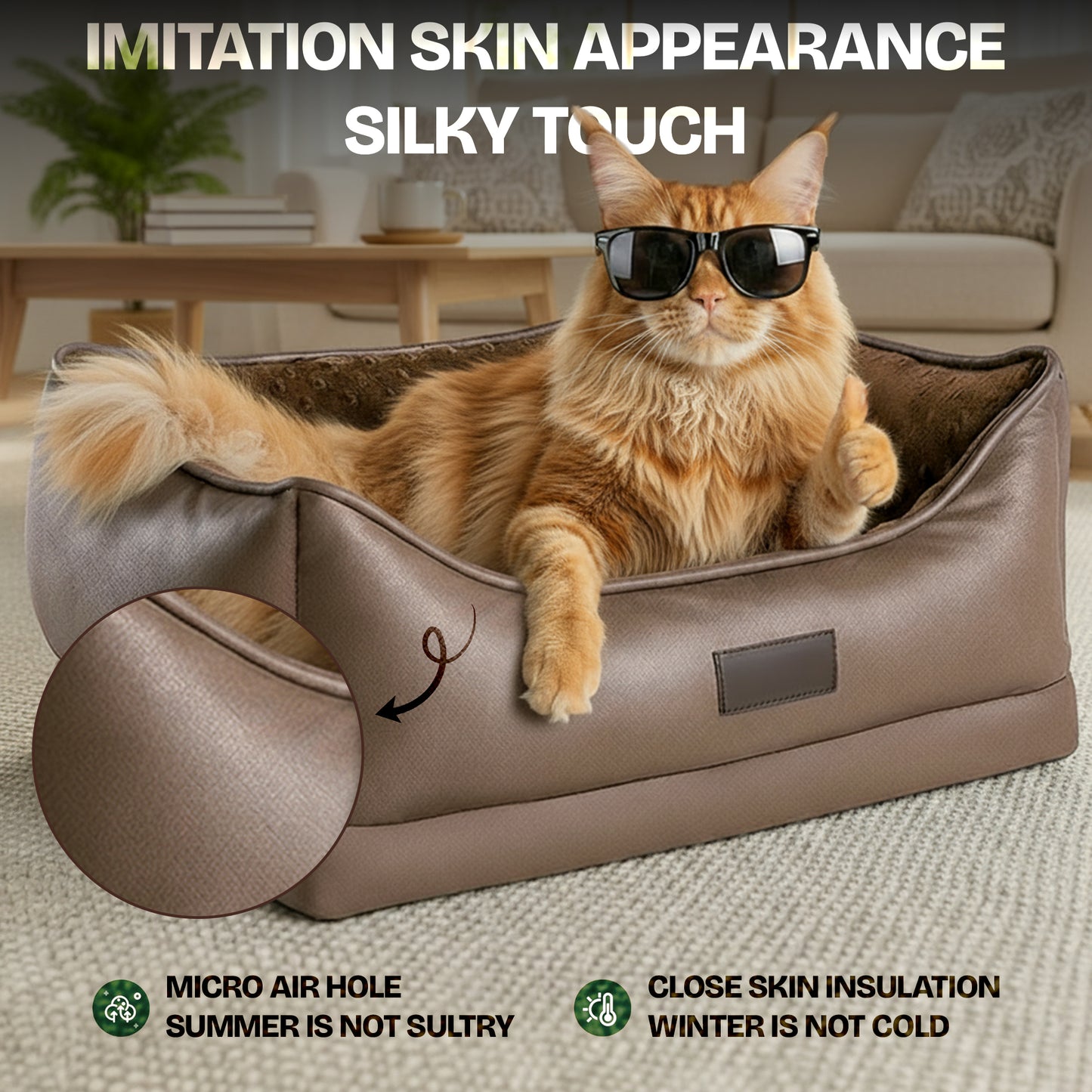 Trendory™ Heated Pet Bed