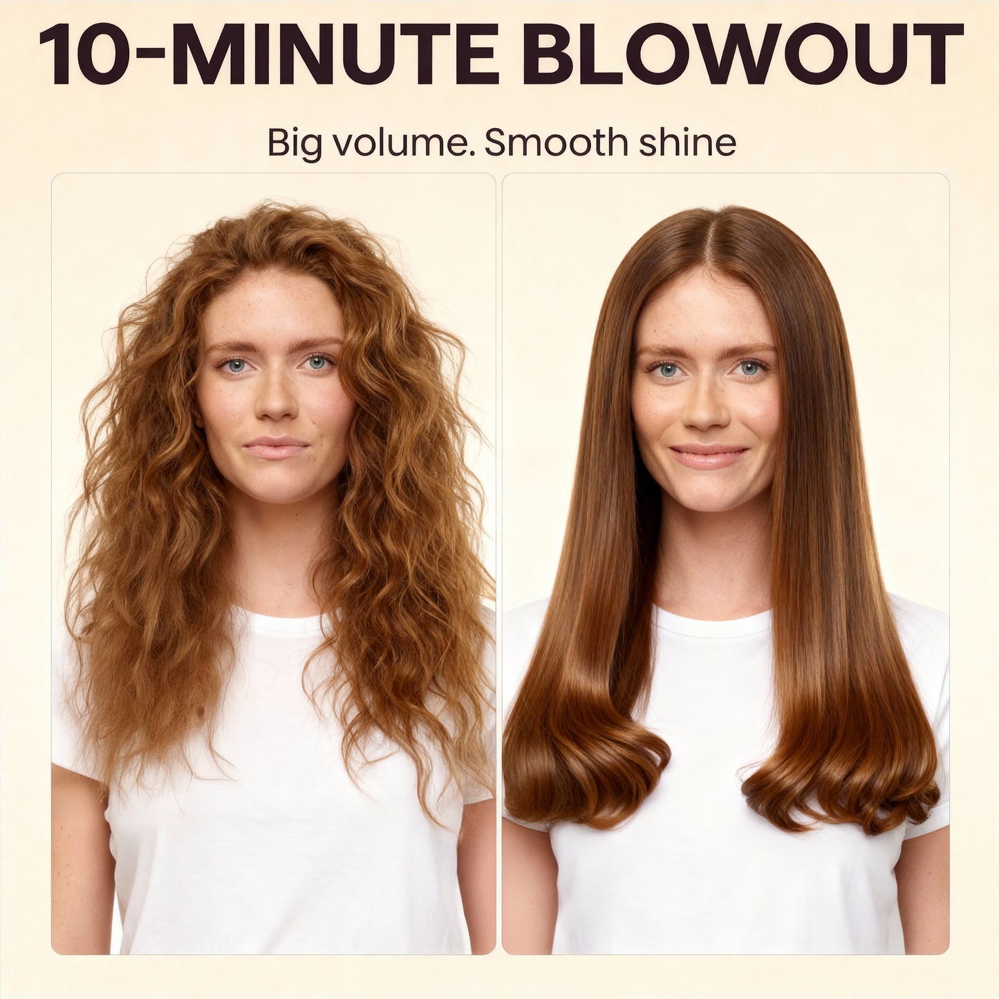 Thermal Hair Brush with Dual PTC Heaters